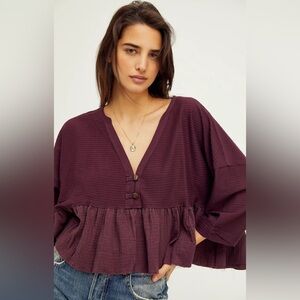 Free People Dallas Henley Top